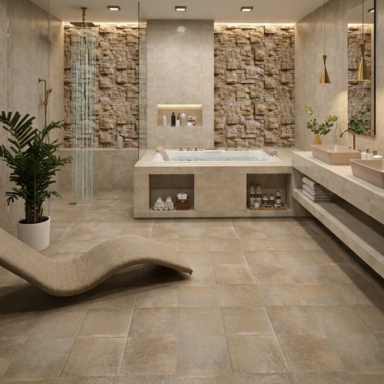 Badezimmer im Stil Traditionell