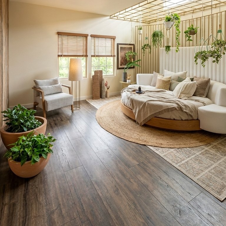 sala de estar Boho