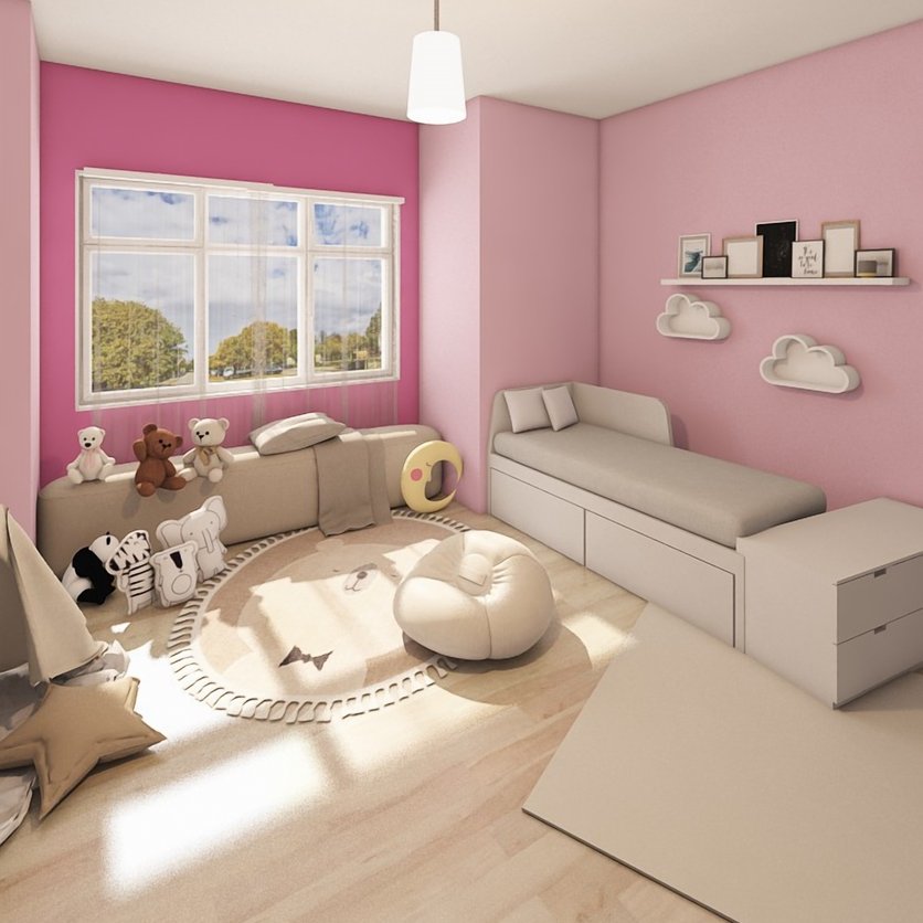 Traditional kids room