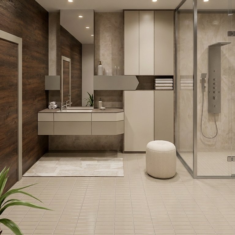 Badezimmer im Stil Traditionell