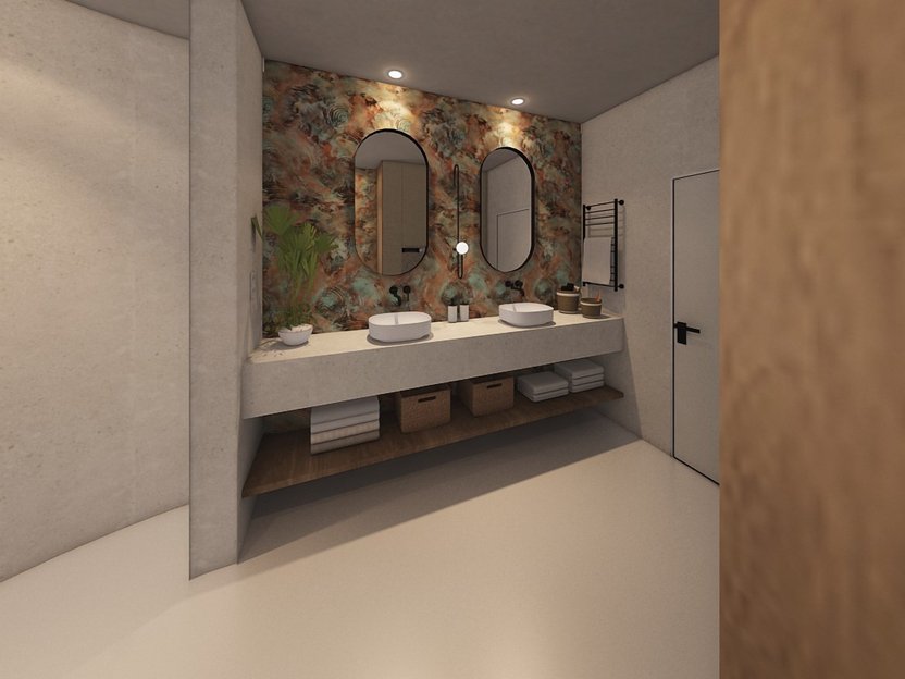 Badezimmer im Stil Zeitgenössisch