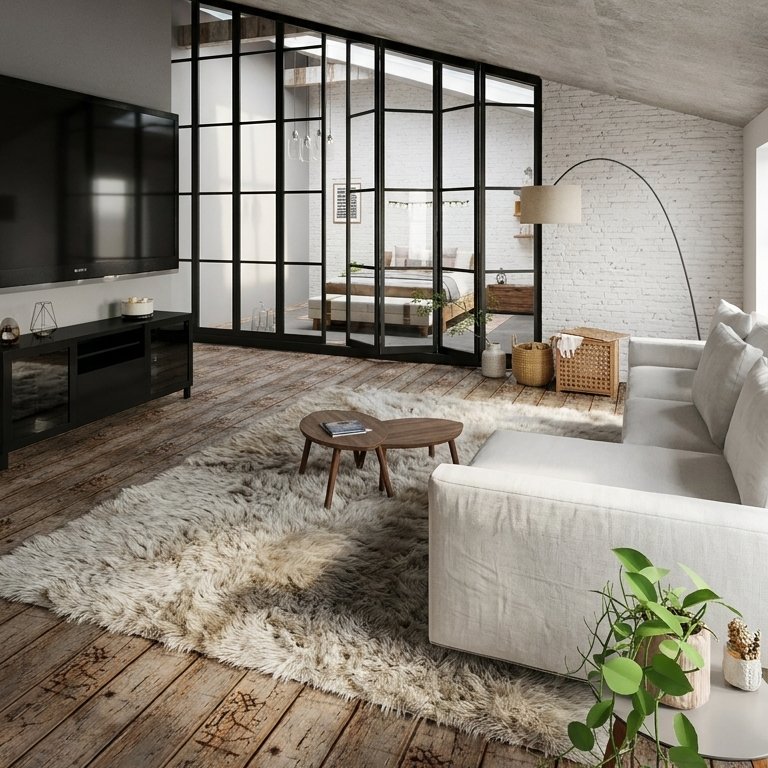 Industrial living room
