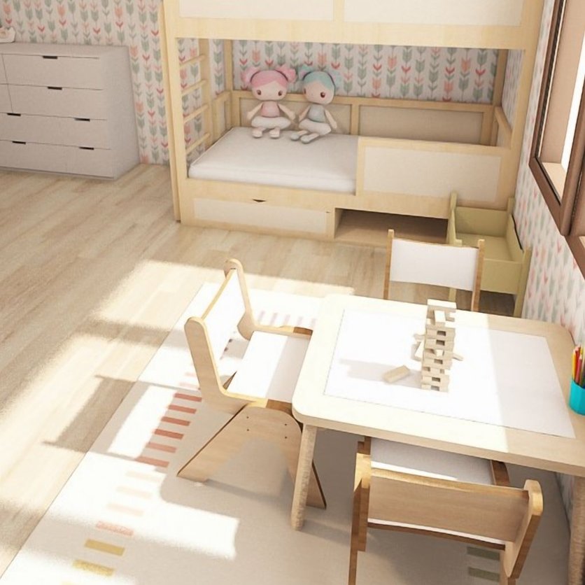 Traditional kids room