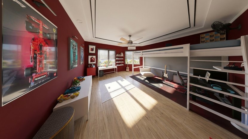 Traditional kids room