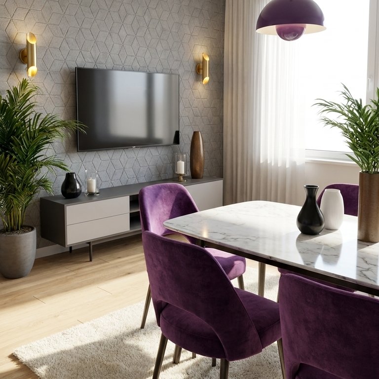 salle à manger : style Contemporain