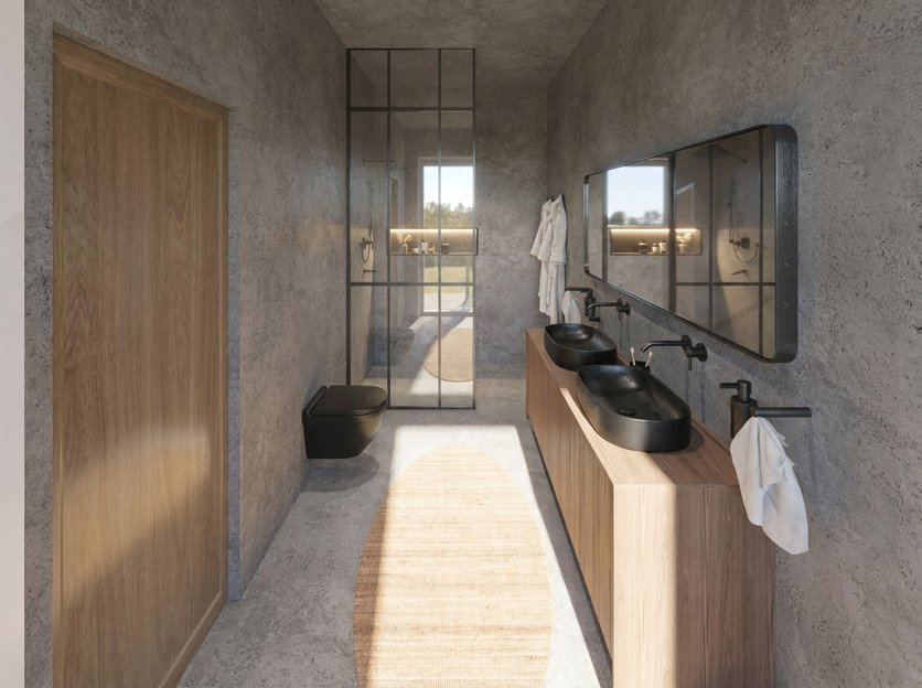 Mid-century bathroom