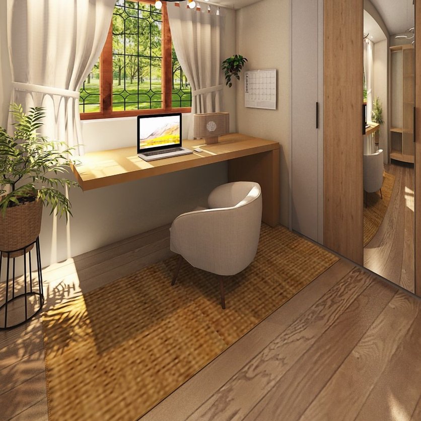 Scandinavian home office