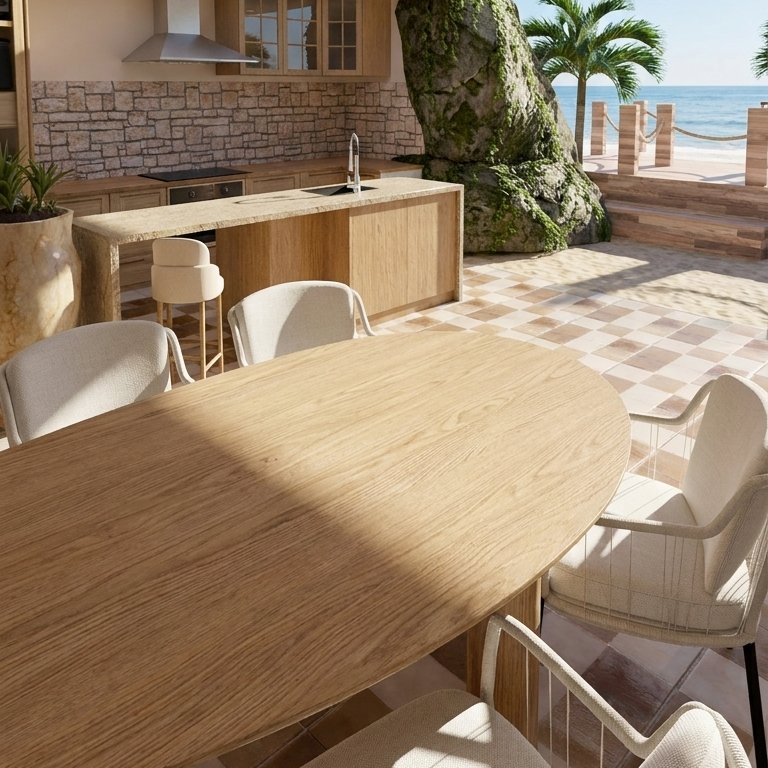 Mediterranean dining room