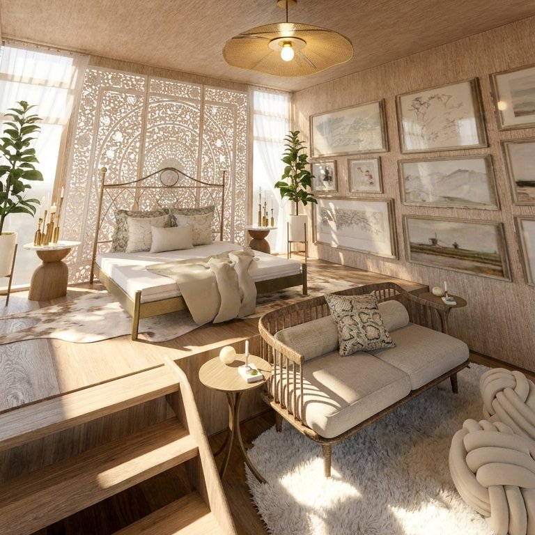 Boho bedroom