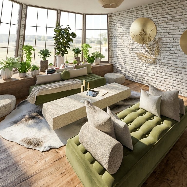 Boho living room