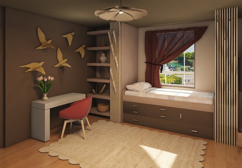 Traditional bedroom