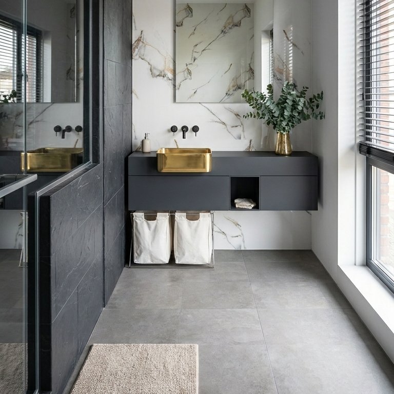 Mid-century bathroom