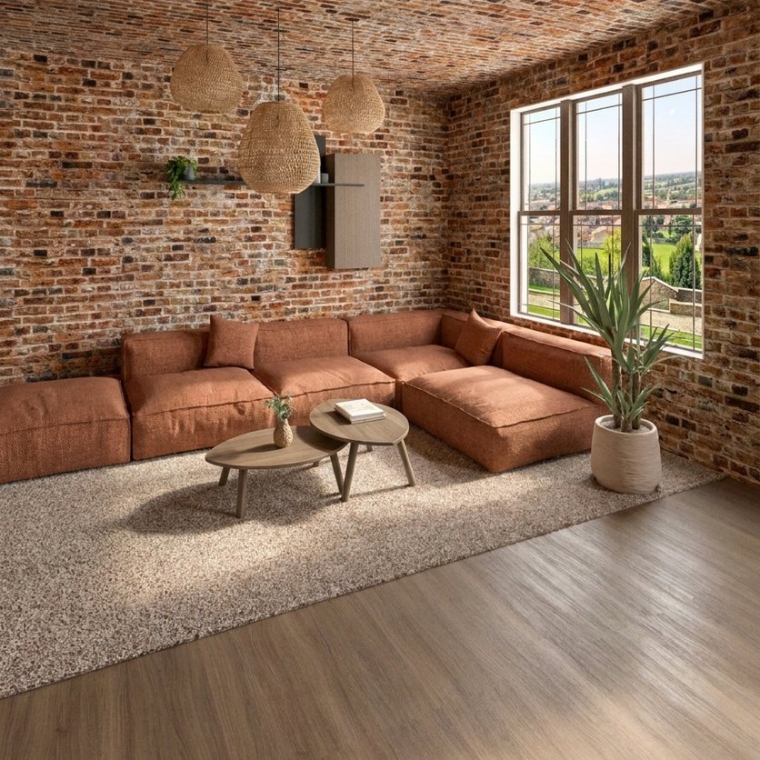 Industrial living room