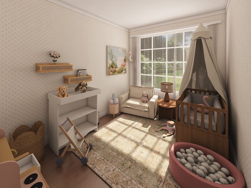 Kinderzimmer im Stil Boho