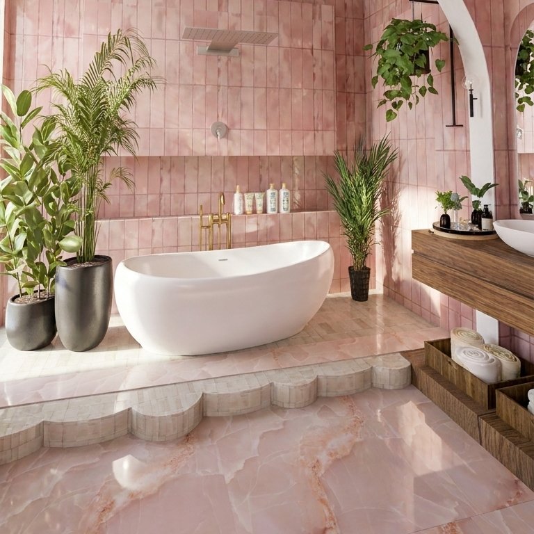 Boho bathroom