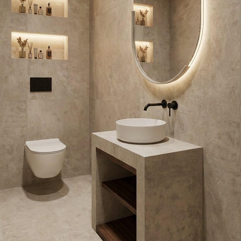 Contemporary bathroom
