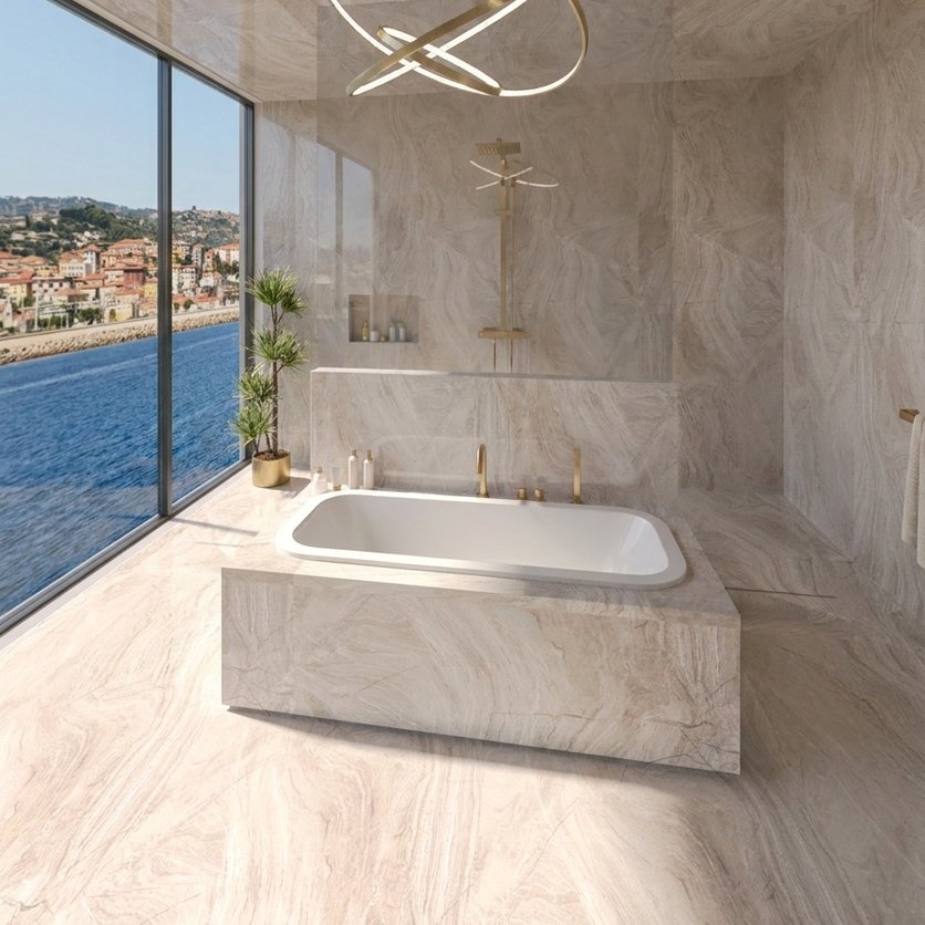 Mid-century bathroom