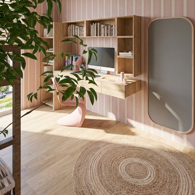 Boho home office