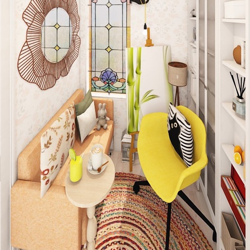 Boho home office