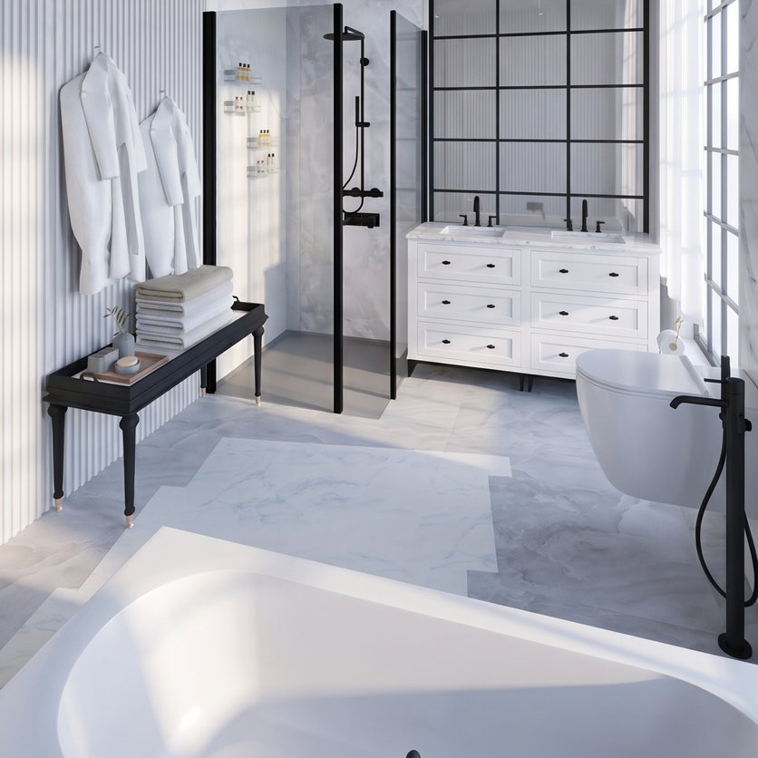 Mid-century bathroom