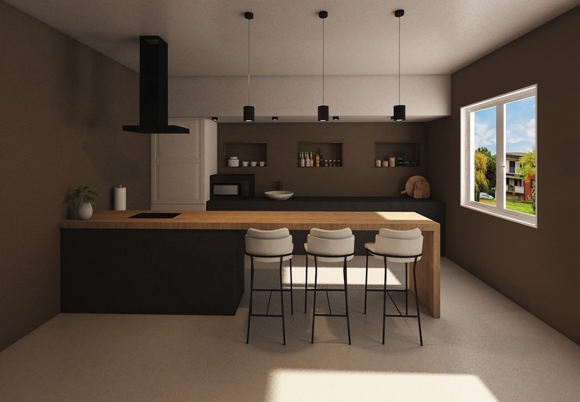 Mid-century kitchen
