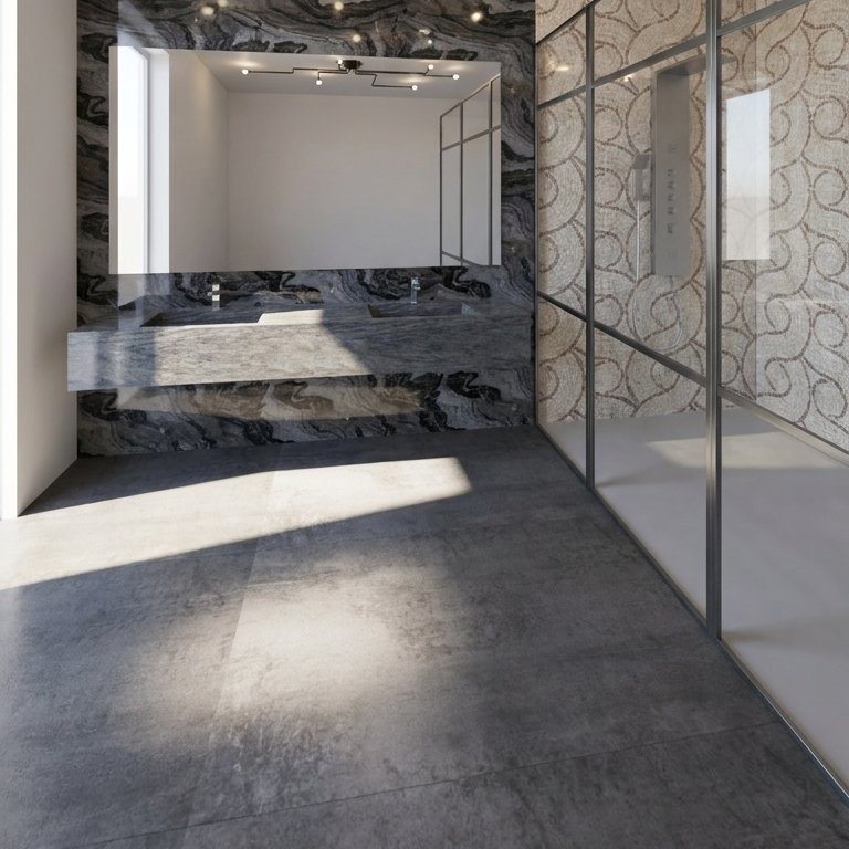 Mid-century bathroom