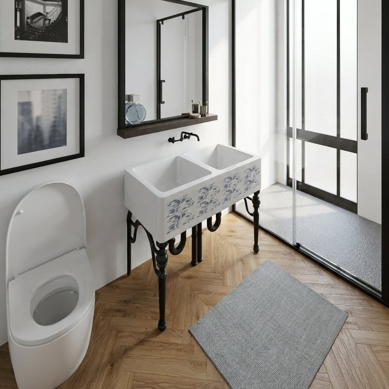 Mid-century bathroom