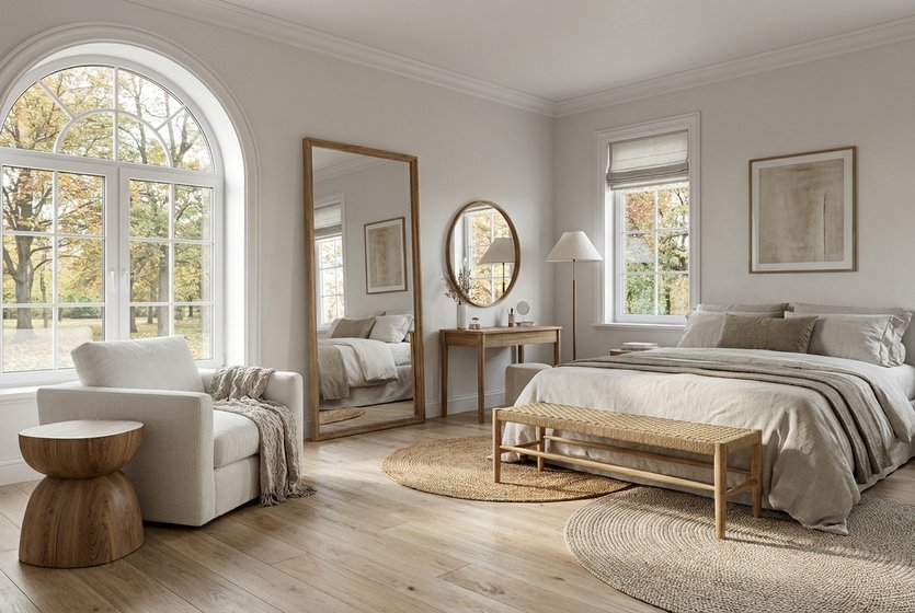 Traditional bedroom