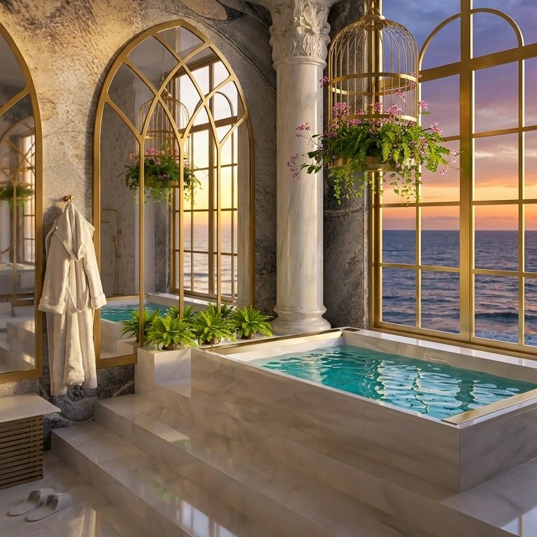 Mediterranean bathroom