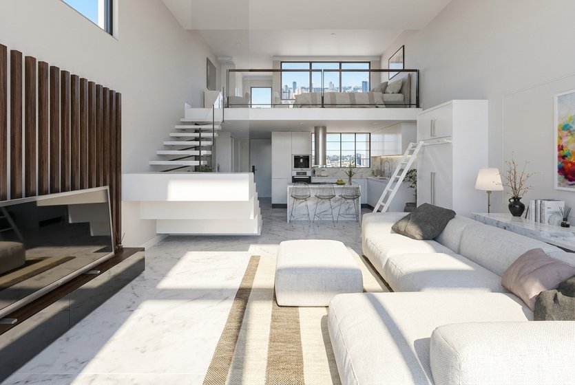 Industrial living room