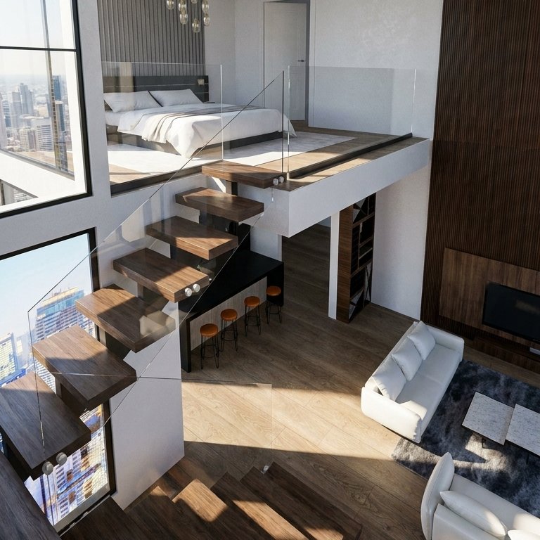 Industrial living room