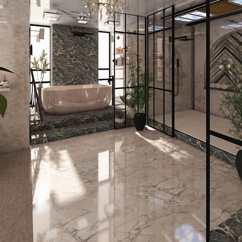 Mid-century bathroom