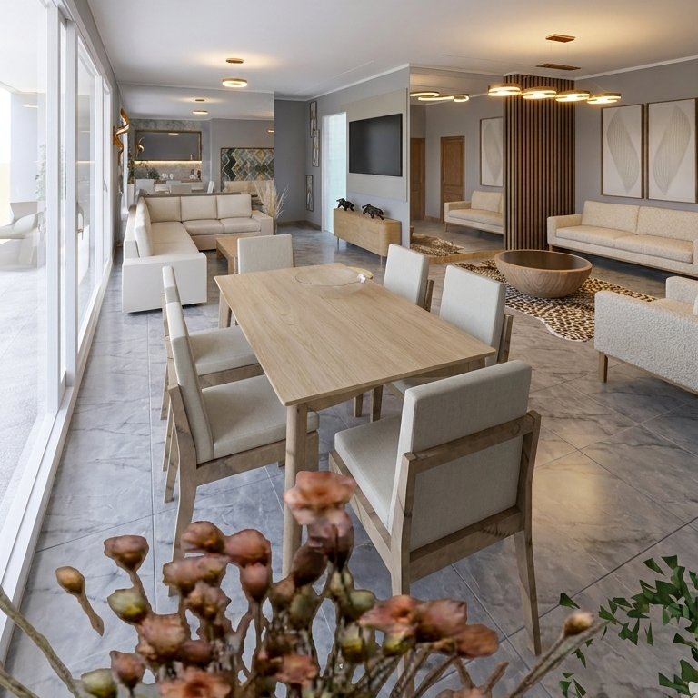 sala da pranzo in stile Tradizionale