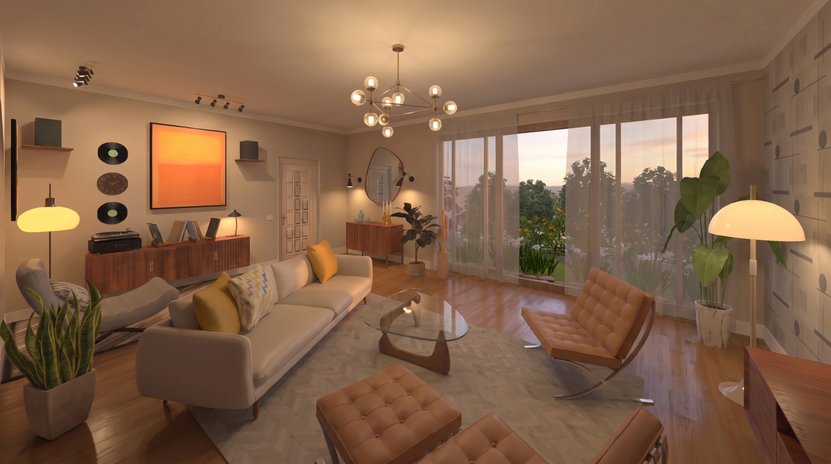 Traditional living room