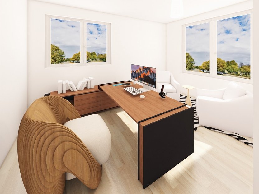 Scandinavian home office