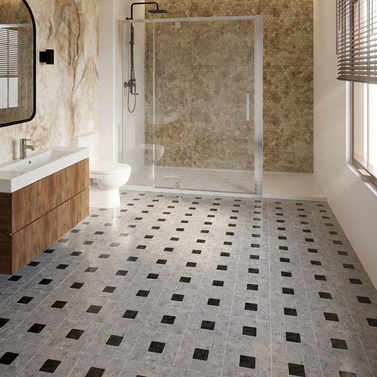 Mid-century bathroom
