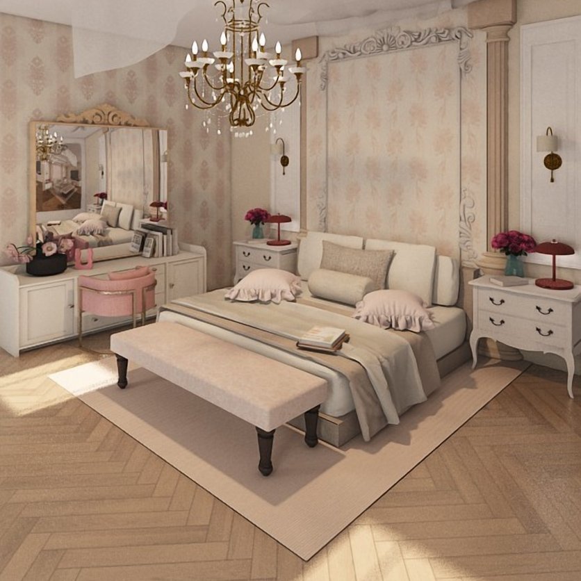 Traditional bedroom