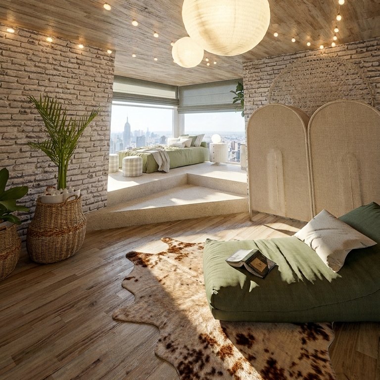 Boho living room