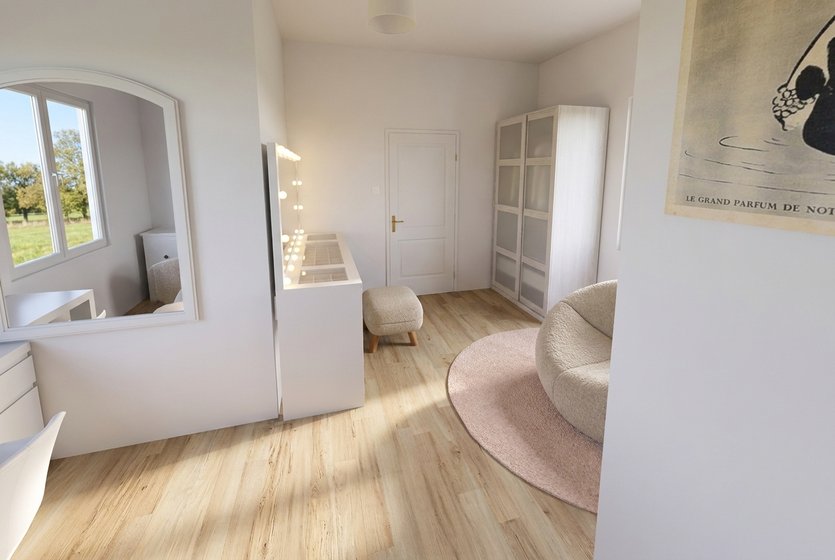 Traditional bedroom