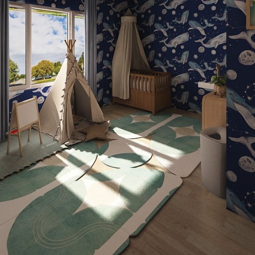 Kinderzimmer im Stil Boho