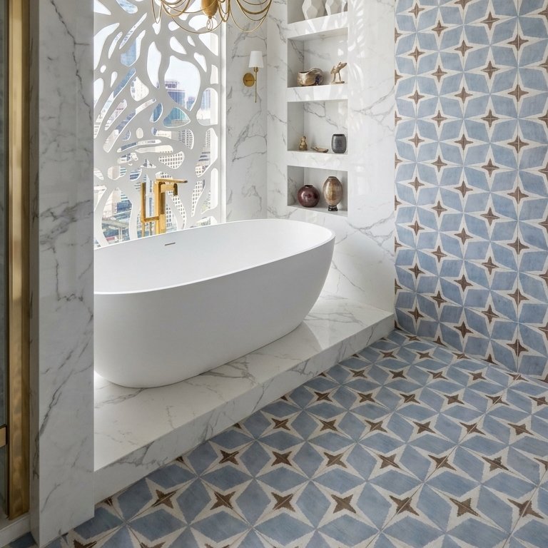 Mid-century bathroom