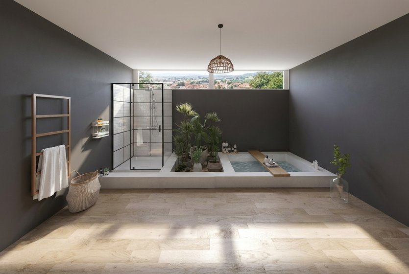 Mid-century bathroom