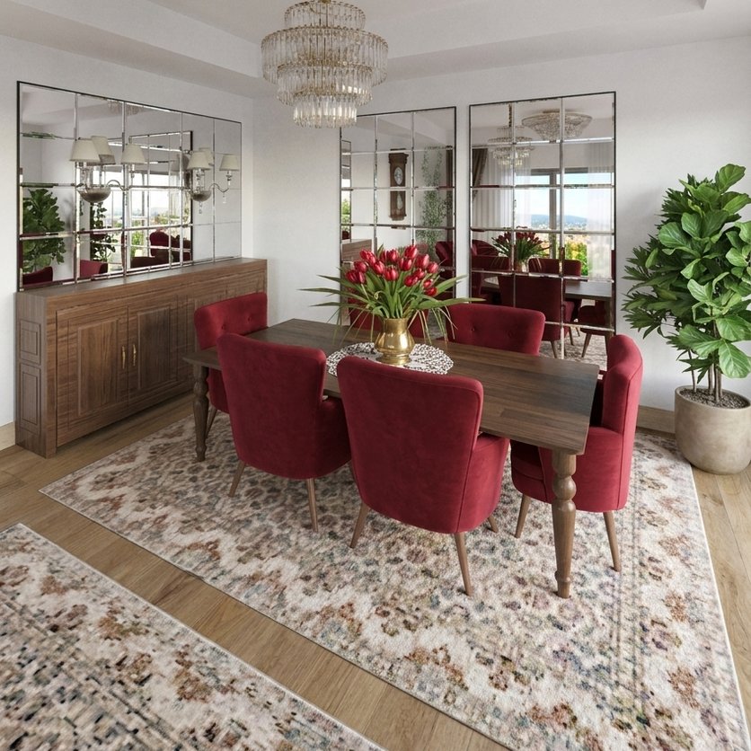 sala da pranzo in stile Tradizionale