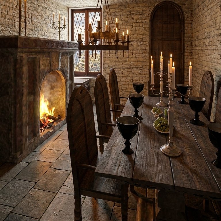 sala da pranzo in stile Tradizionale