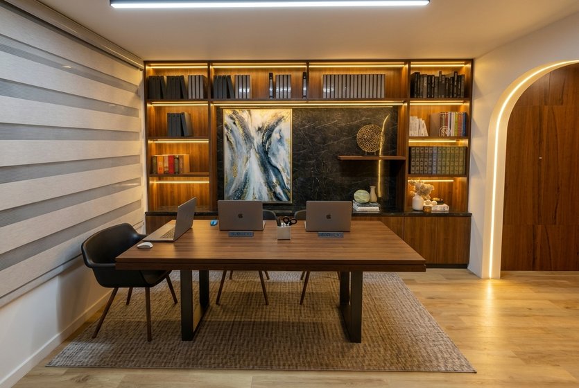 bureau à domicile : style Contemporain