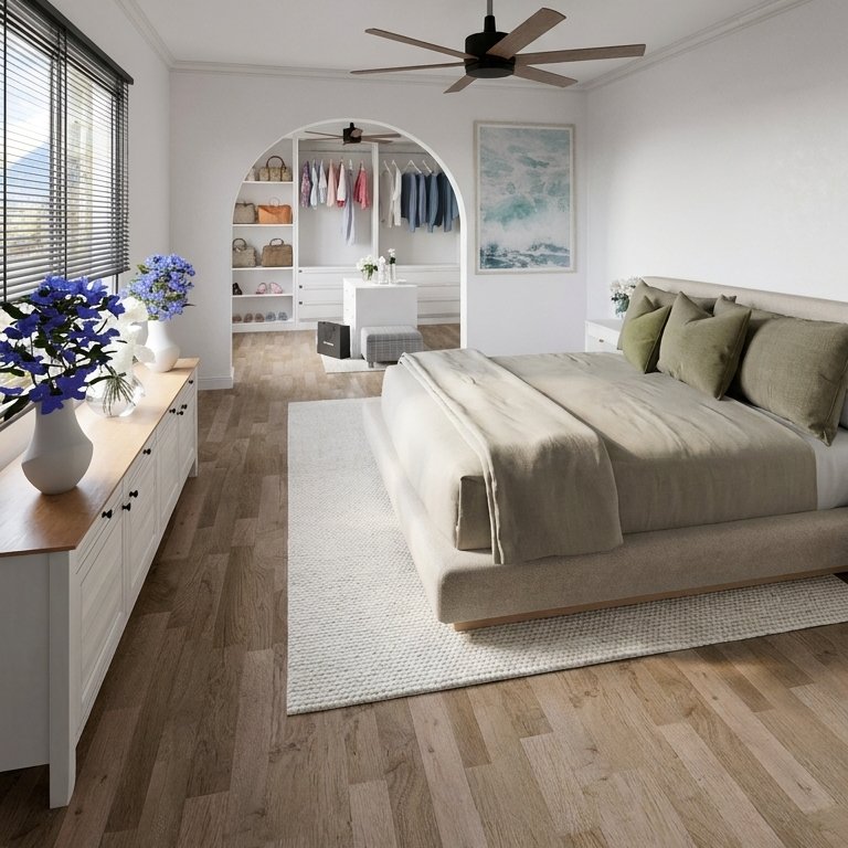 Traditional bedroom