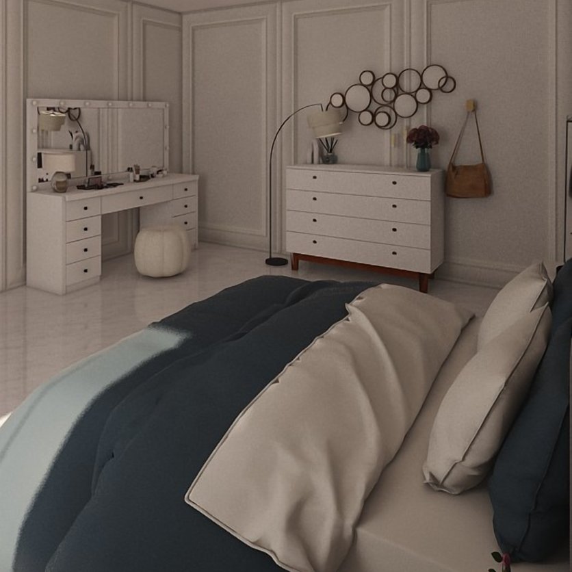 Traditional bedroom
