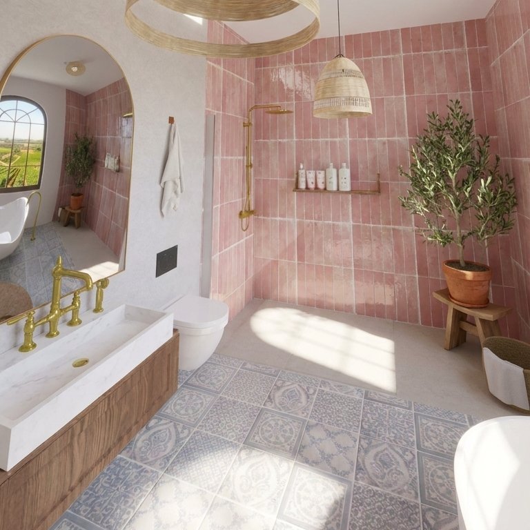 Boho bathroom