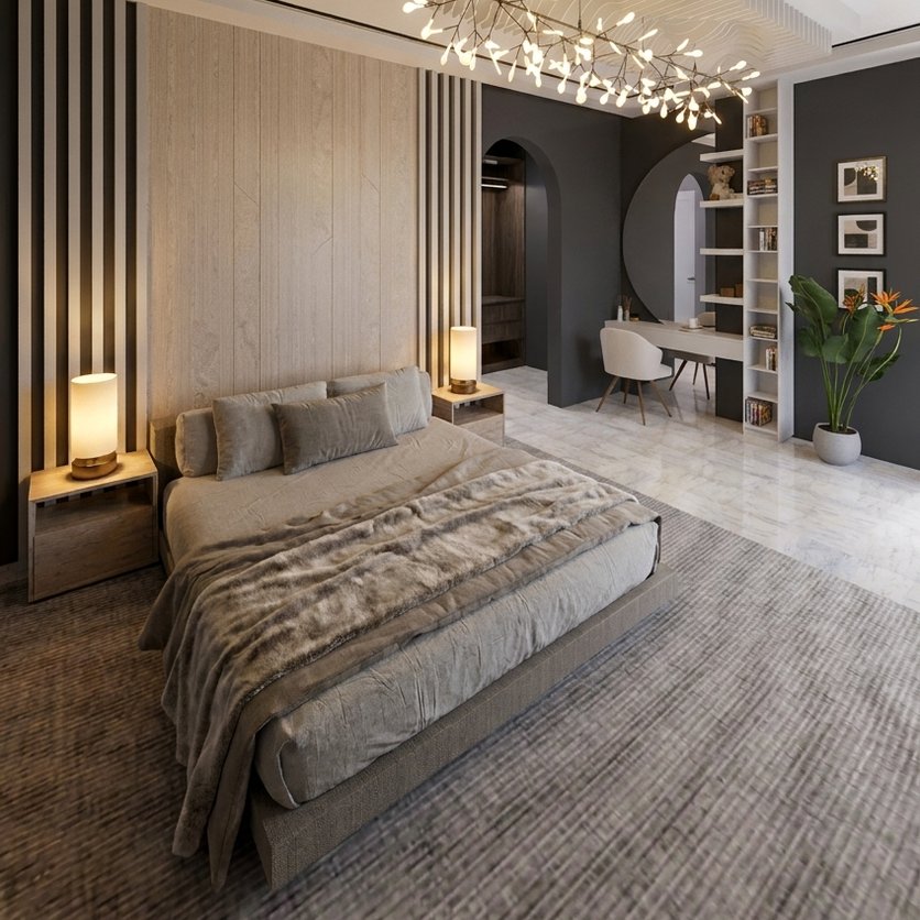 Traditional bedroom