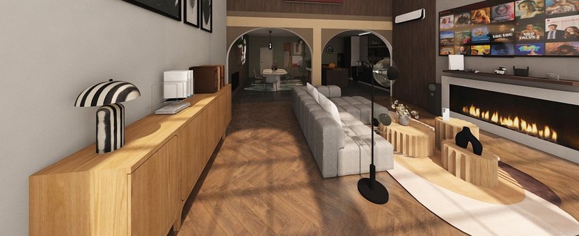 Traditional living room